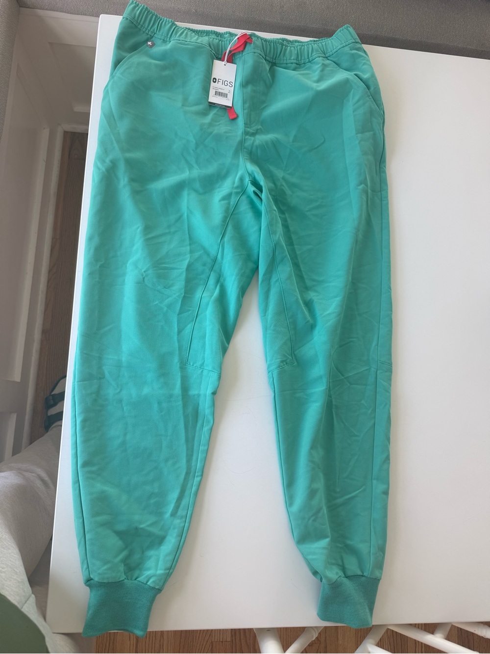 FIGS womens Teal Green Jogger Sweatpants
